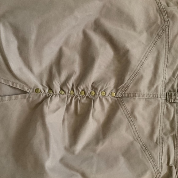 Khaki Back Split Skirt - Picture 4 of 5